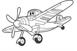Desenho de Aviao Para Imprimir 96