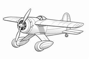 Desenho de Aviao Para Imprimir 98