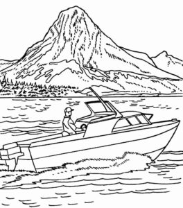 Desenho de Barco Desenho Colorir Imprimir 11