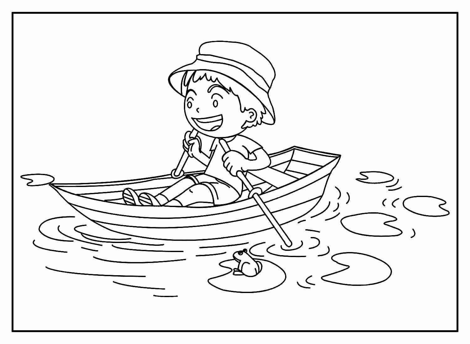 Desenho de Barco Desenho Colorir Imprimir 34