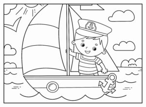 Desenho de Barco Desenho Colorir Imprimir 35