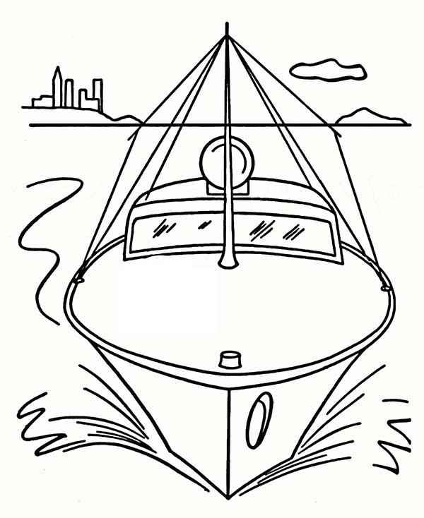 Desenho de Barcos A Vela