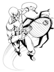 Desenho de Besouro Azul Desenho Colorir Imprimir 03