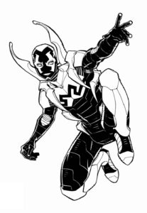 Desenho de Besouro Azul Desenho Colorir Imprimir 04