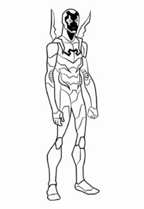 Desenho de Besouro Azul Desenho Colorir Imprimir 06