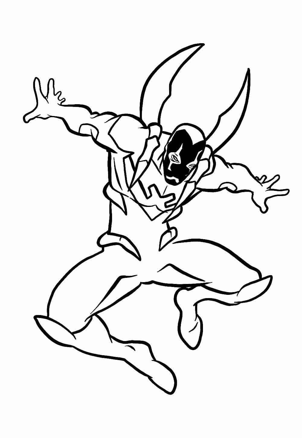 Desenho de Besouro Azul Desenho Colorir Imprimir 11