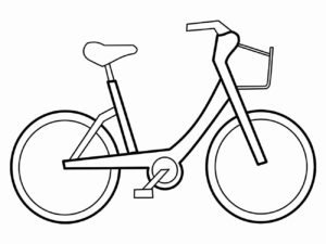 Desenho de Bicicleta Desenho Colorir Imprimir 07