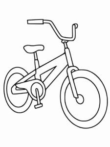 Desenho de Bicicleta Desenho Colorir Imprimir 11