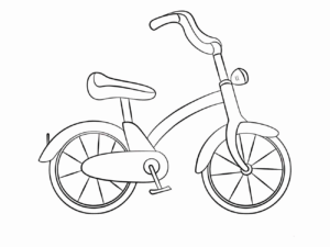 Desenho de Bicicleta Desenho Colorir Imprimir 12