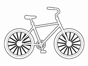 Desenho de Bicicleta Desenho Colorir Imprimir 15