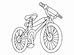 Desenho de Bicicleta Desenho Colorir Imprimir 16