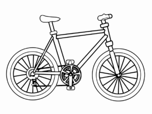 Desenho de Bicicleta Desenho Colorir Imprimir 18
