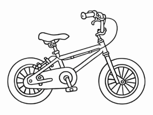 Desenho de Bicicleta Desenho Colorir Imprimir 19