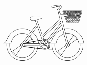 Desenho de Bicicleta Desenho Colorir Imprimir 23