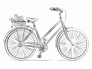 Desenho de Bicicleta Desenho Colorir Imprimir 25