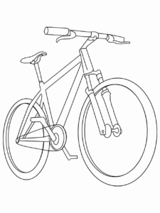 Desenho de Bicicleta Desenho Colorir Imprimir 26
