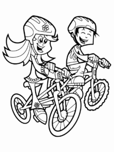 Desenho de Bicicleta Desenho Colorir Imprimir 27