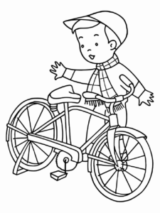 Desenho de Bicicleta Desenho Colorir Imprimir 28
