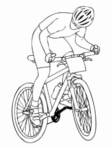 Desenho de Bicicleta Desenho Colorir Imprimir 29