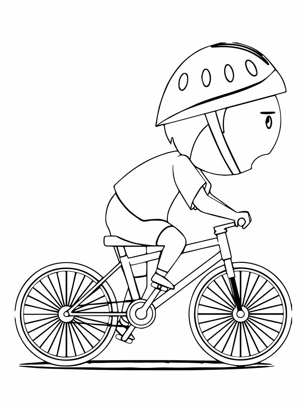 Desenho de Bicicleta Desenho Colorir Imprimir 30