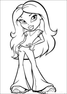 Desenho de Bratz Desenho Colorir Imprimir 03