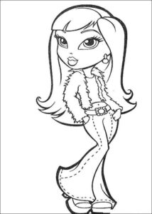 Desenho de Bratz Desenho Colorir Imprimir 06