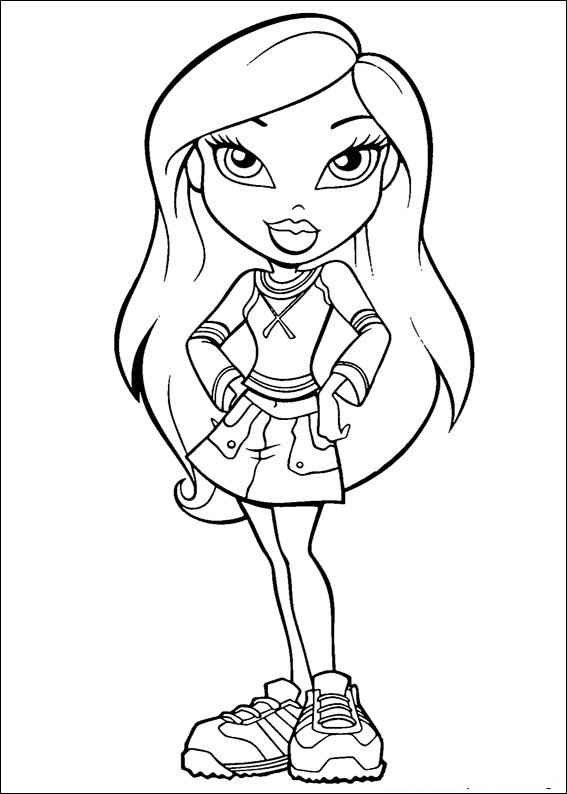 Desenho de Bratz Desenho Colorir Imprimir 10
