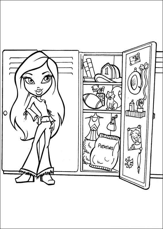 Desenho de Bratz Desenho Colorir Imprimir 11