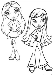 Desenho de Bratz Desenho Colorir Imprimir 13