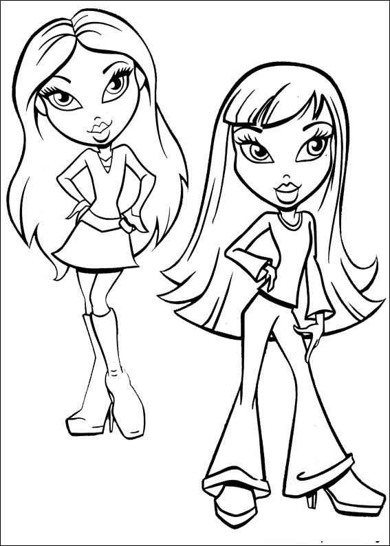 Desenho de Bratz Desenho Colorir Imprimir 13
