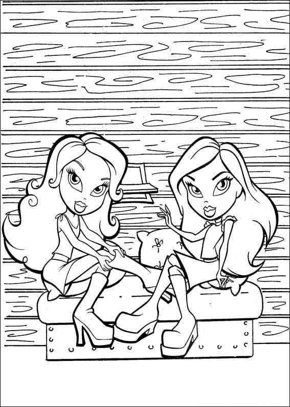 Desenho de Bratz Desenho Colorir Imprimir 16