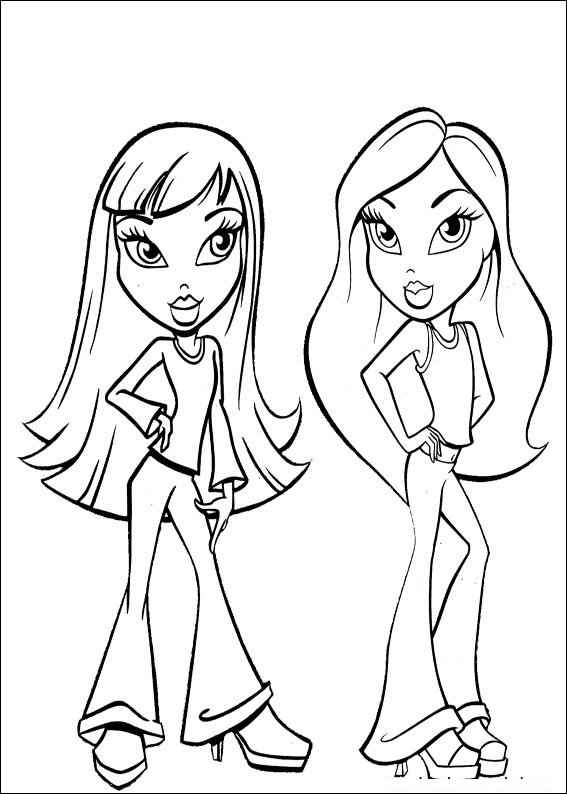 Desenho de Bratz Desenho Colorir Imprimir 18