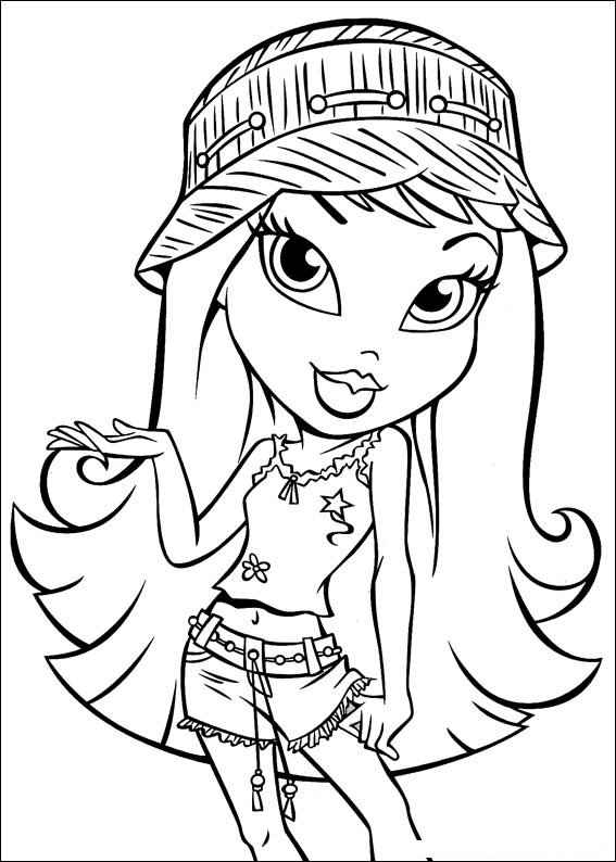 Desenho de Bratz Desenho Colorir Imprimir 19