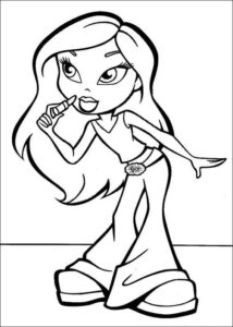 Desenho de Bratz Desenho Colorir Imprimir 20