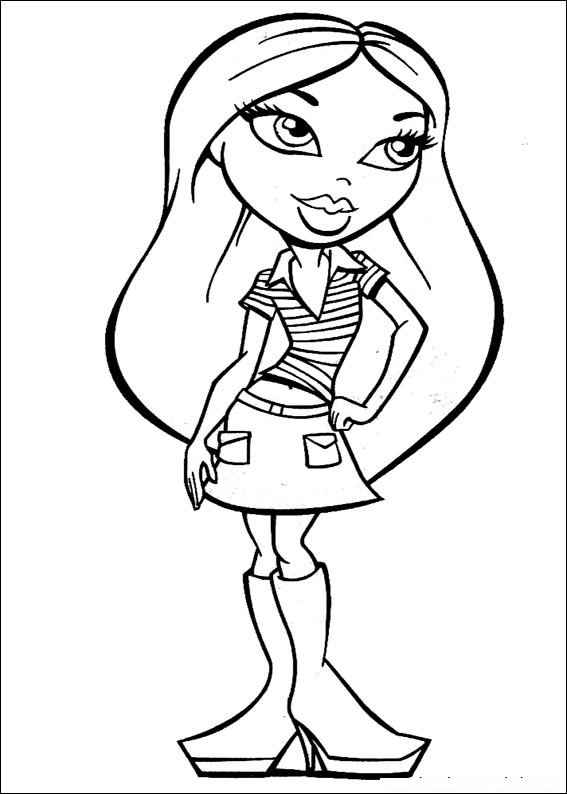 Desenho de Bratz Desenho Colorir Imprimir 21