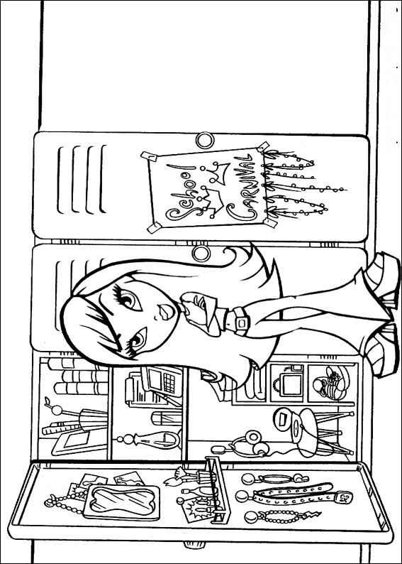 Desenho de Bratz Desenho Colorir Imprimir 22