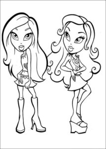 Desenho de Bratz Desenho Colorir Imprimir 25