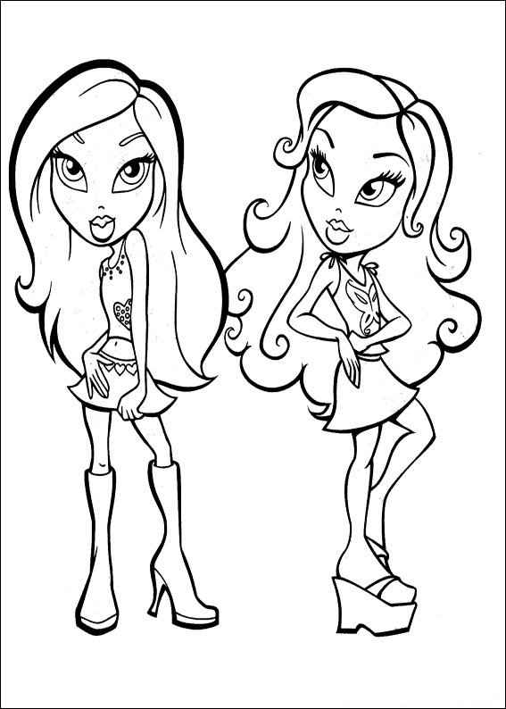 Desenho de Bratz Desenho Colorir Imprimir 25