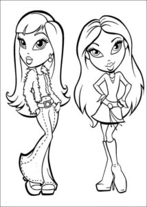 Desenho de Bratz Desenho Colorir Imprimir 26