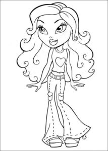 Desenho de Bratz Desenho Colorir Imprimir 28