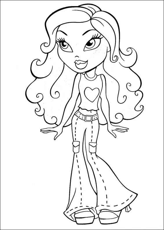 Desenho de Bratz Desenho Colorir Imprimir 28