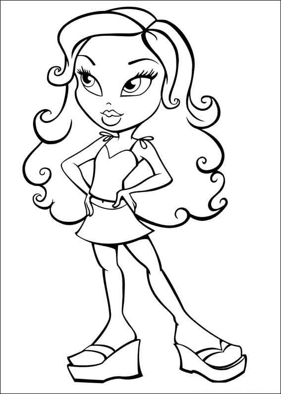 Desenho de Bratz Desenho Colorir Imprimir 32