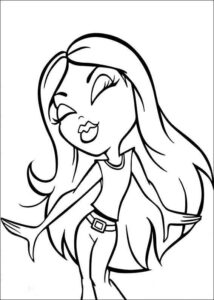 Desenho de Bratz Desenho Colorir Imprimir 34