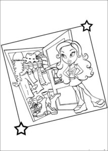 Desenho de Bratz Desenho Colorir Imprimir 36