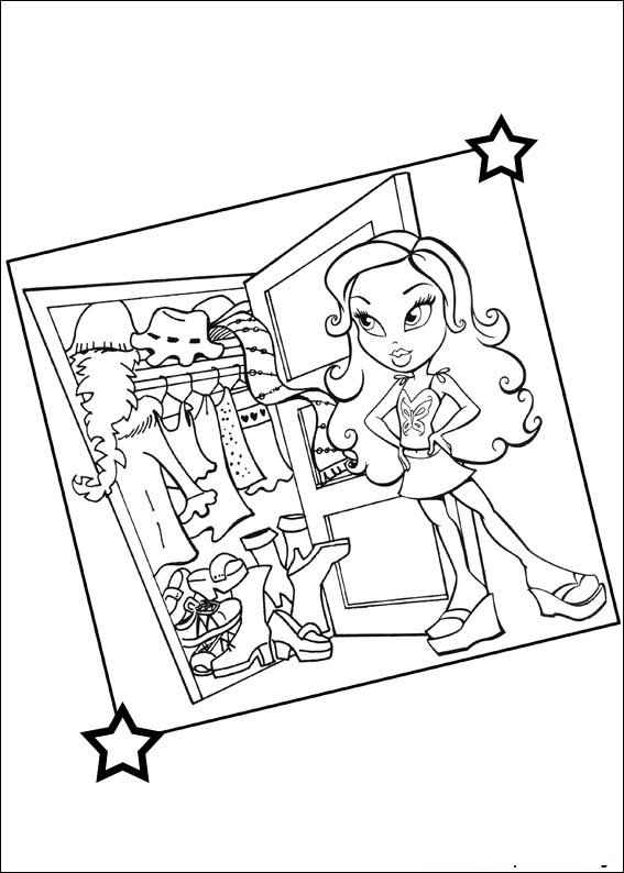 Desenho de Bratz Desenho Colorir Imprimir 36