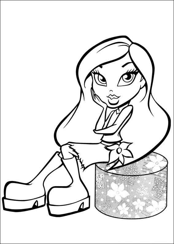 Desenho de Bratz Desenho Colorir Imprimir 37