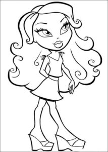 Desenho de Bratz Desenho Colorir Imprimir 39