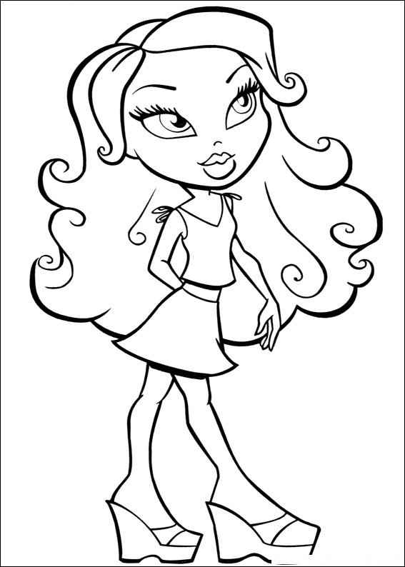 Desenho de Bratz Desenho Colorir Imprimir 39