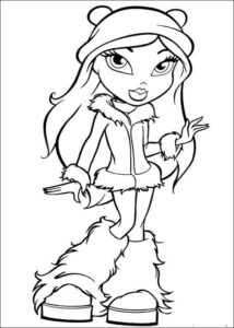 Desenho de Bratz Desenho Colorir Imprimir 41