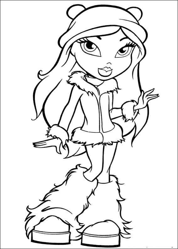 Desenho de Bratz Desenho Colorir Imprimir 41